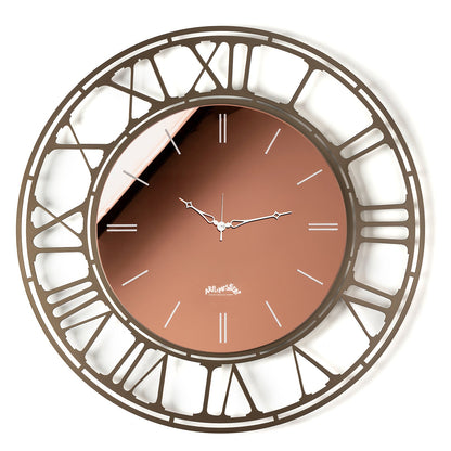 Arti & Mestieri orologio da parete Axis 90 bronzo crystal luxe ambra ferro e vetro crystal ∅ 90 cm