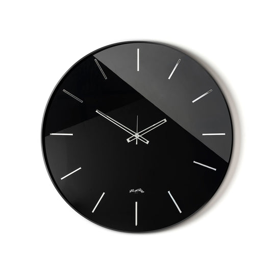 Arti & Mestieri Orologio da parete Giotto 45 nero ferro vetro Crystal Luxe Velour Luxe cristallo acrilico specchiato