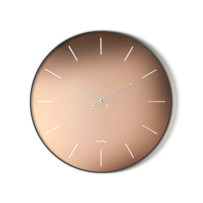 Arti & Mestieri orologio da parete Giotto 45 nero velour luxe rosa ferro lavorato artigianalmente