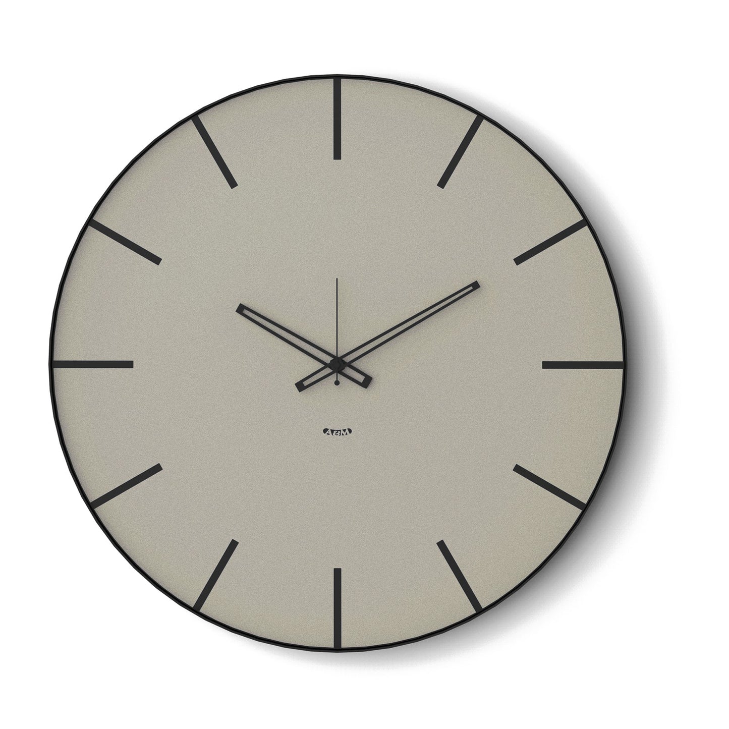Arti & Mestieri orologio da parete Symbol 60 nero avorio in ferro lavorato artigianalmente