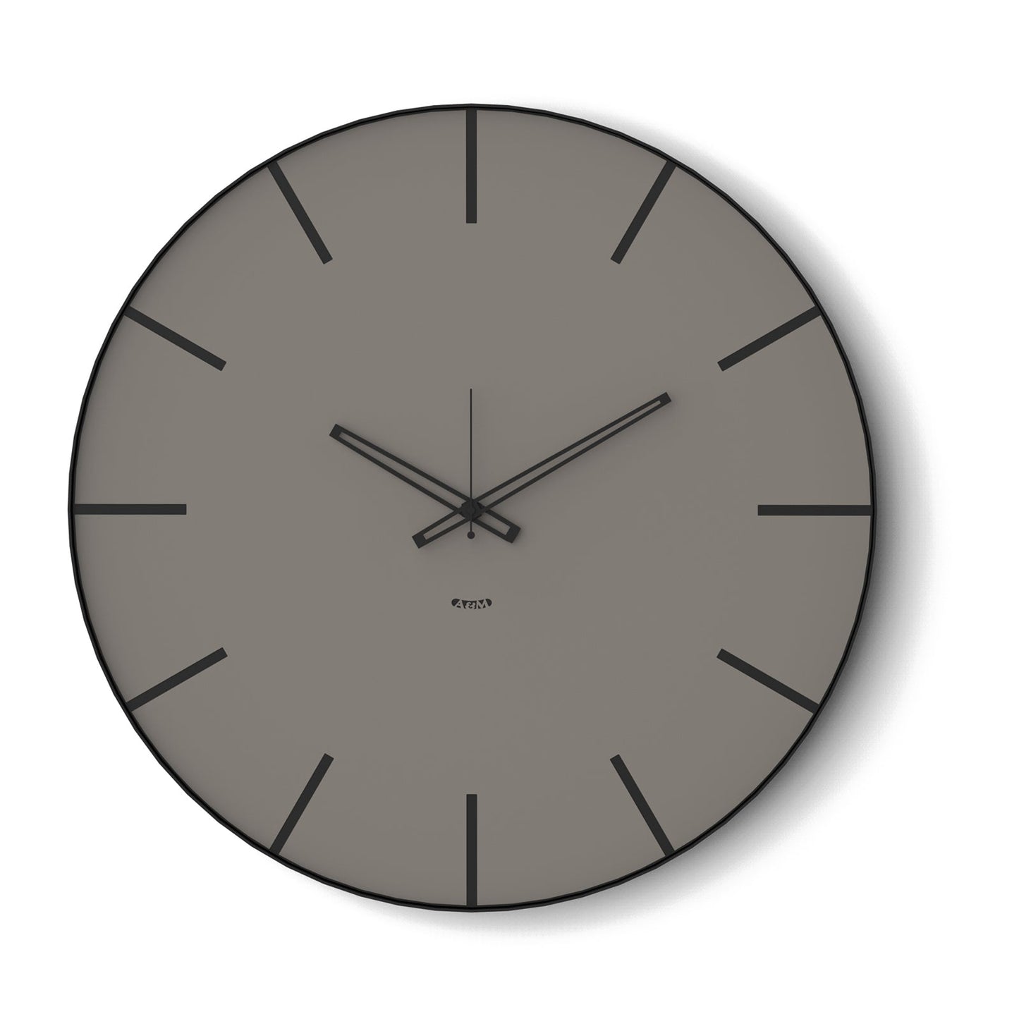 Arti & Mestieri orologio da parete Symbol 60 nero fango ferro lavorato artigianalmente