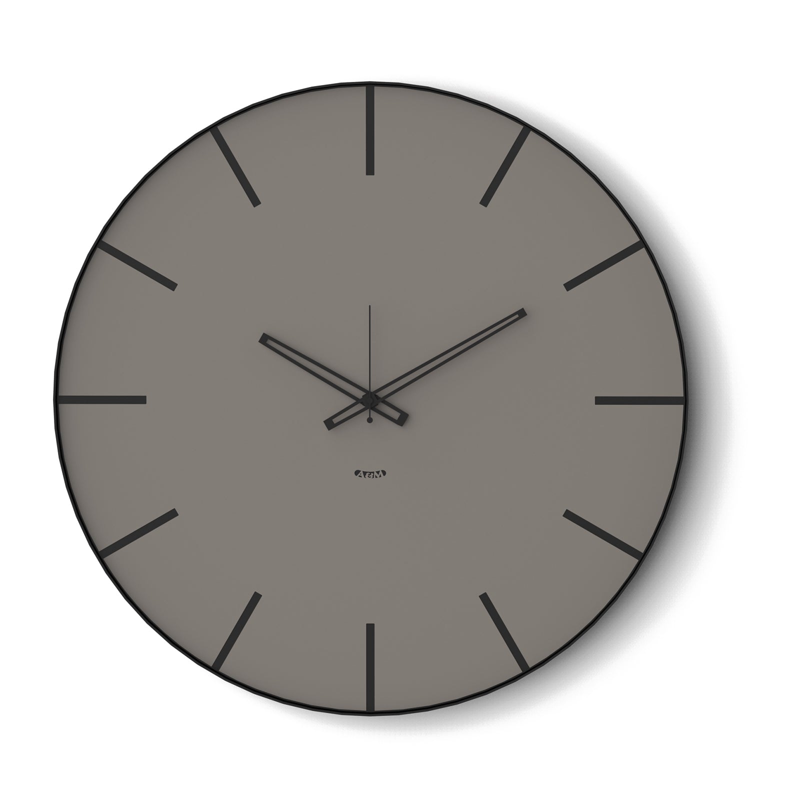 Arti & Mestieri orologio da parete Symbol 60 nero fango ferro lavorato artigianalmente