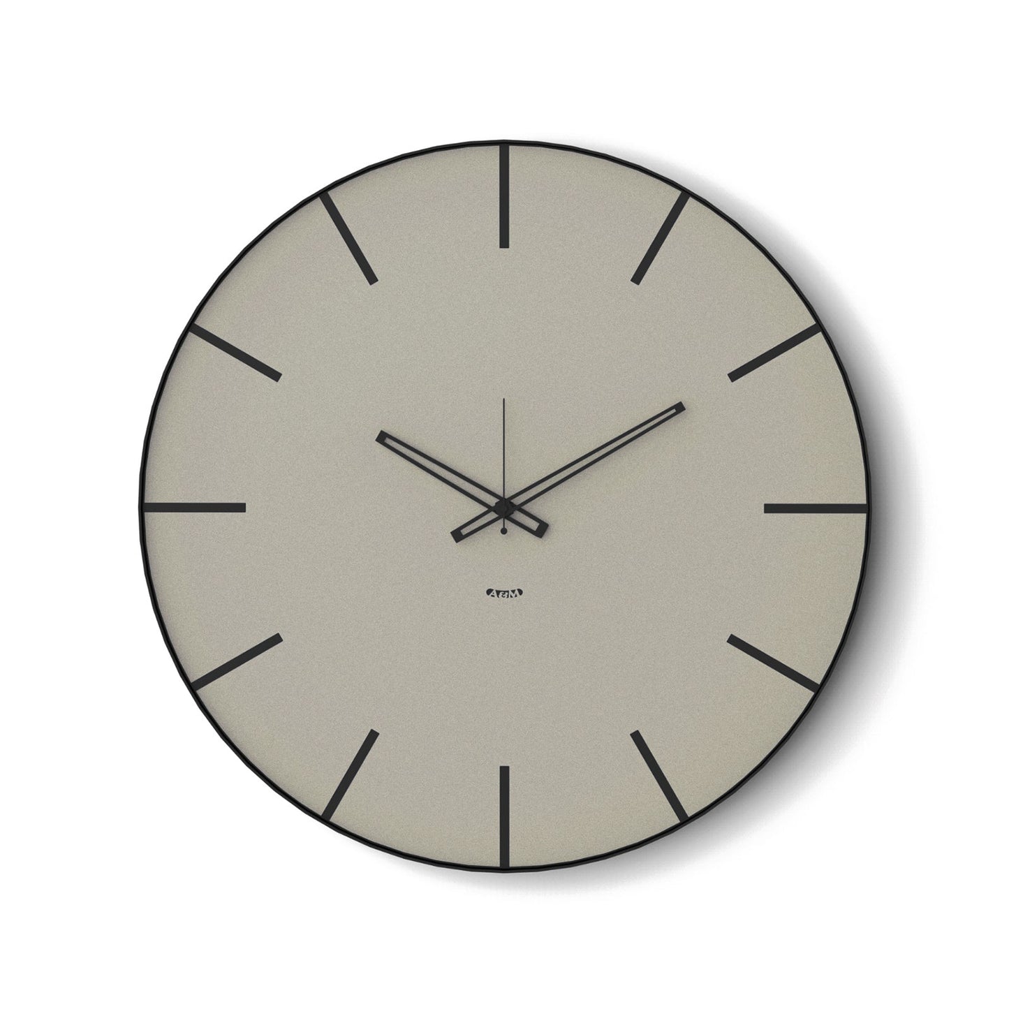 Arti & Mestieri orologio da parete Symbol 45 nero avorio ferro artigianale italiano