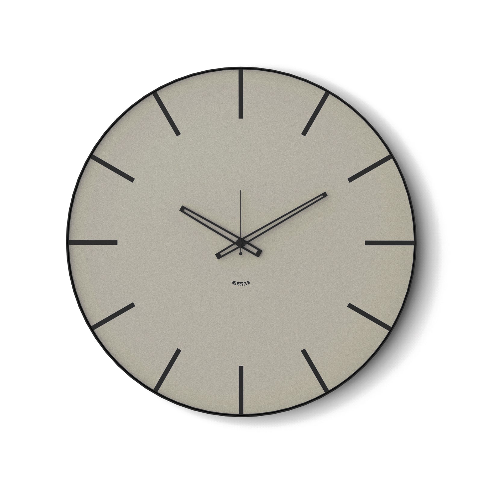 Arti & Mestieri orologio da parete Symbol 45 nero avorio ferro artigianale italiano