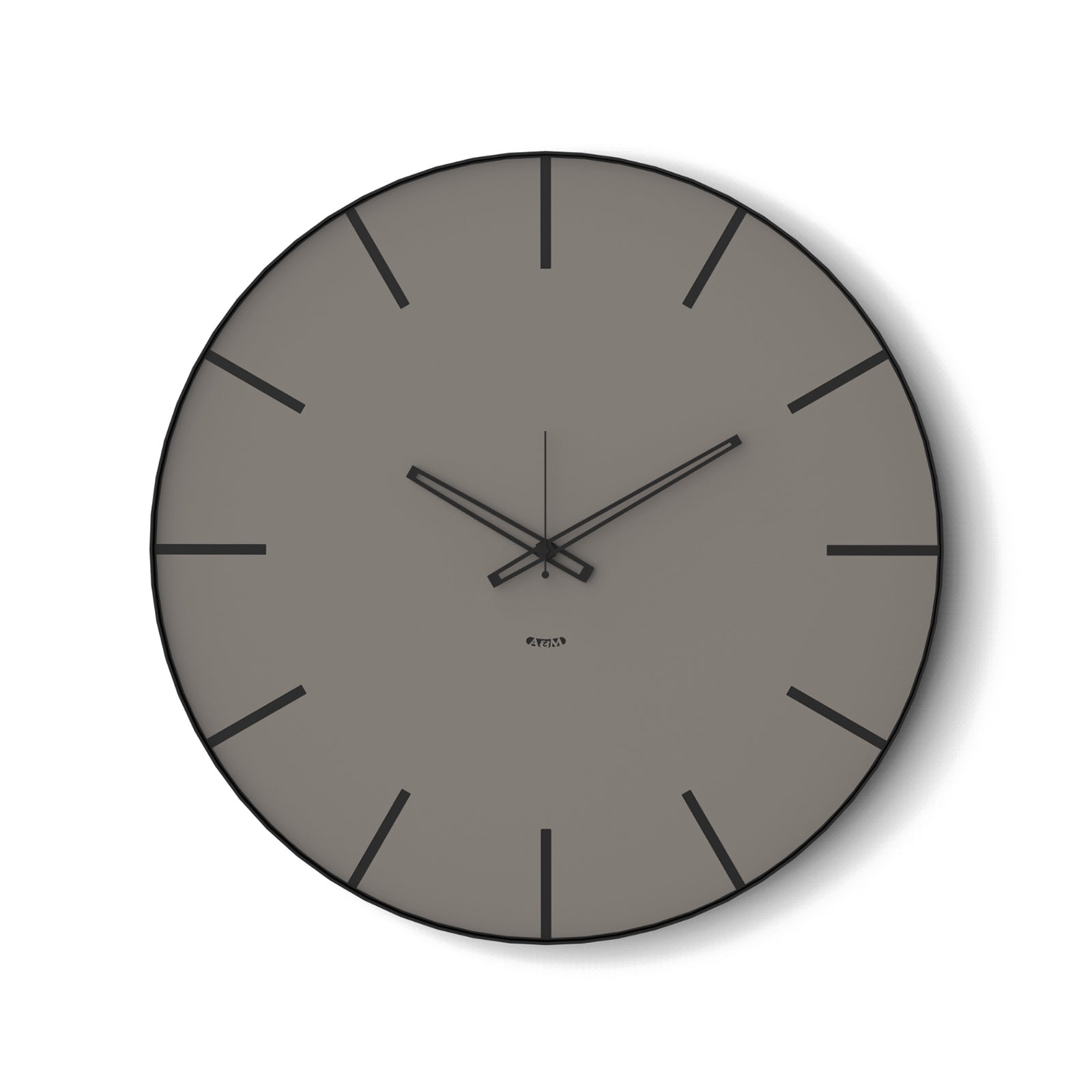 Arti & Mestieri orologio da parete Symbol 45 nero fango ferro lavorato artigianalmente