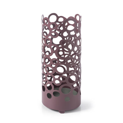 Arti & Mestieri portaombrelli Gas viola ametista ferro traforato ⌀20x50h cm