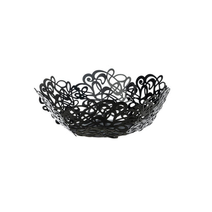 Arti & Mestieri Scarabocchio centrotavola piccolo nero in ferro artigianale ∅28 cm