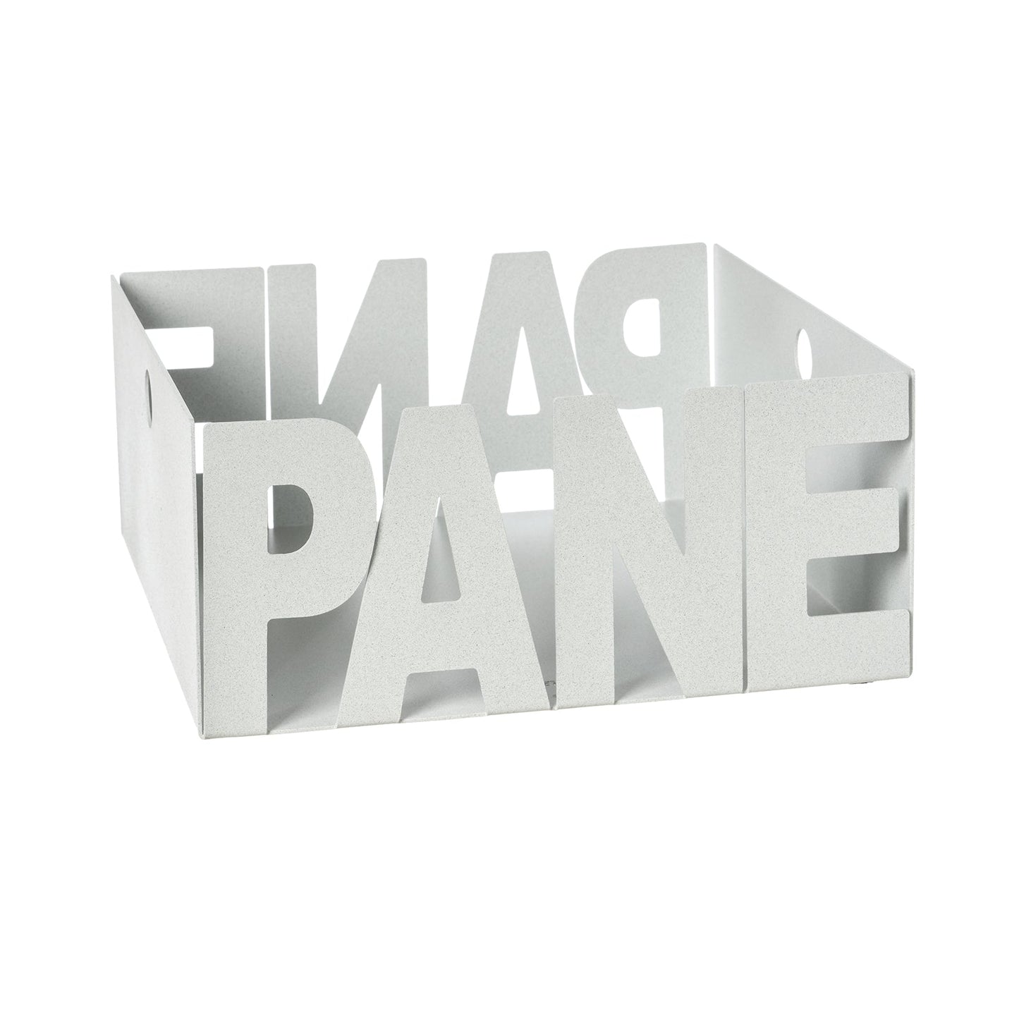 Arti & Mestieri Porta pane Letter bianco marmo ferro lavorato artigianalmente