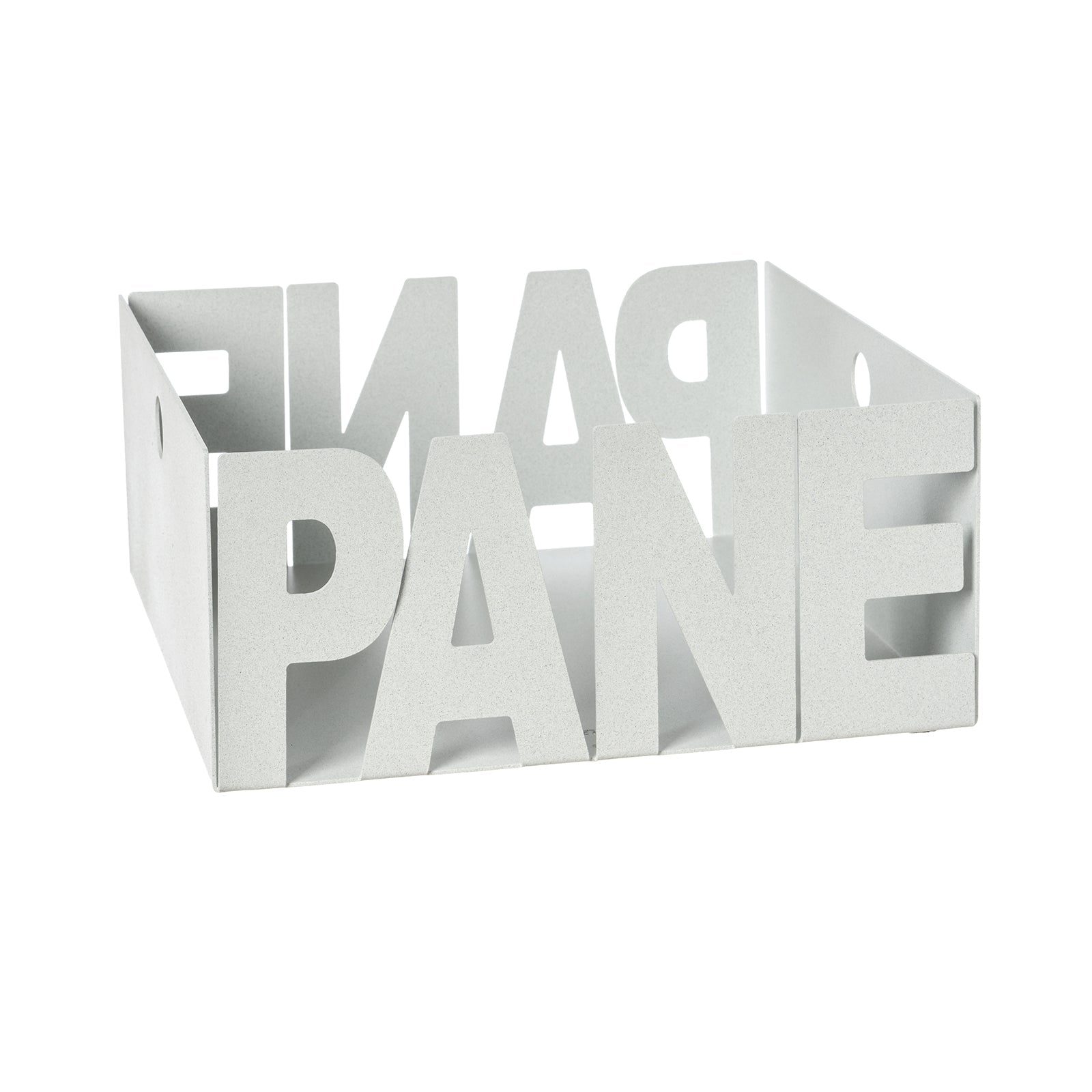 Arti & Mestieri Porta pane Letter bianco marmo ferro lavorato artigianalmente