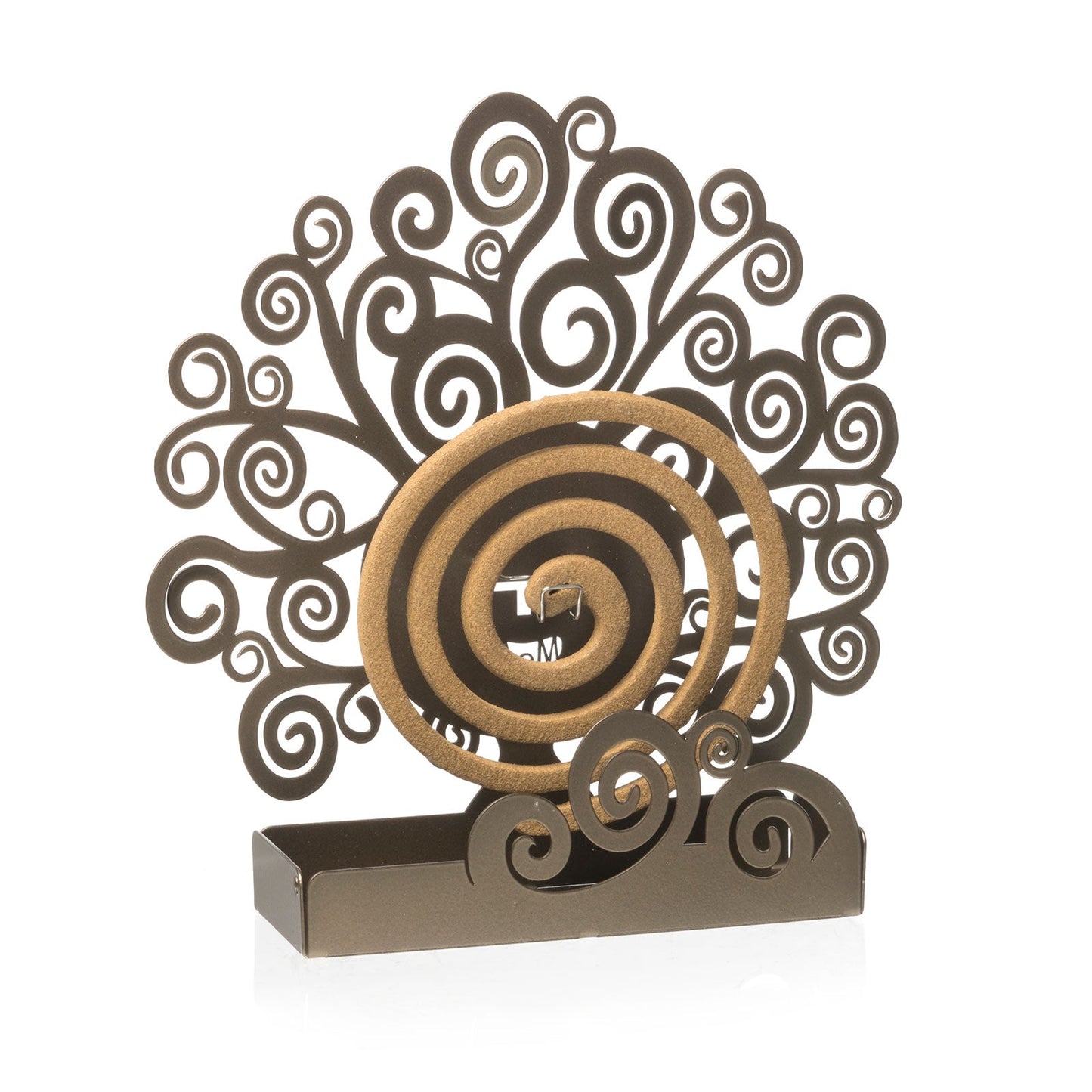 Arti & Mestieri porta zampirone Albero della Vita colore bronzo in ferro lavorato artigianalmente