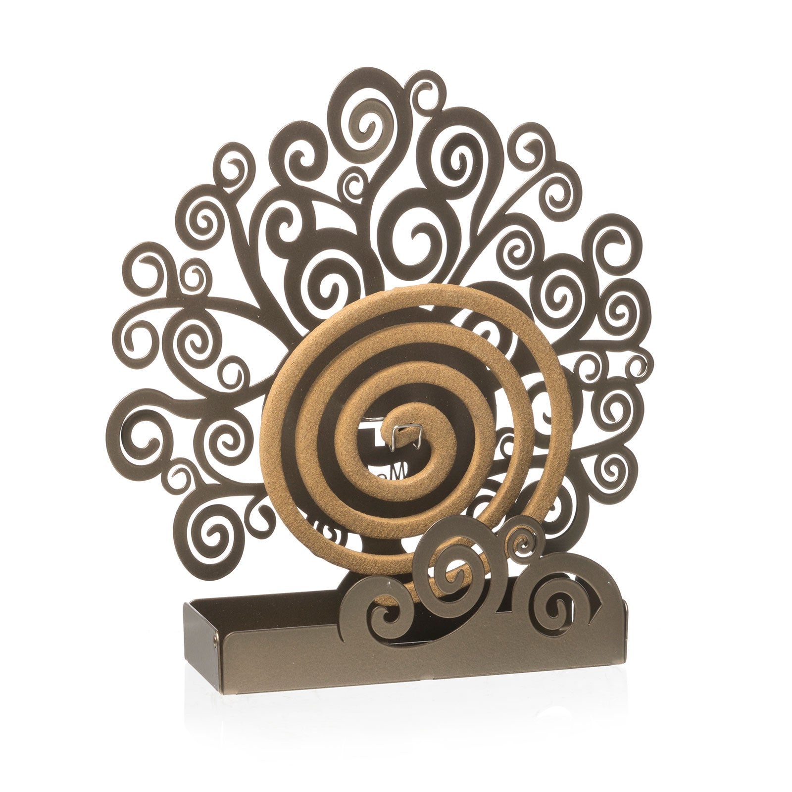 Arti & Mestieri porta zampirone Albero della Vita colore bronzo in ferro lavorato artigianalmente