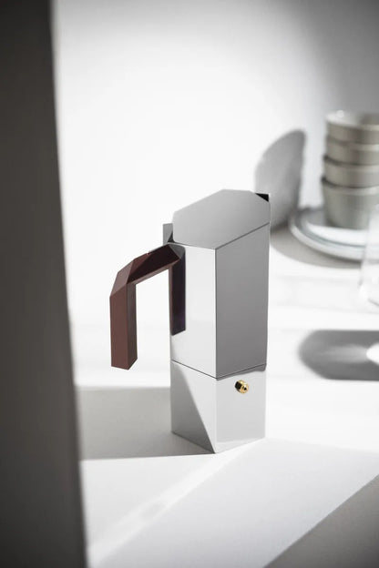 Alessi — Menhir MA01/6 | Caffettiera espresso Anastassiades 6 tazze — vista laterale
