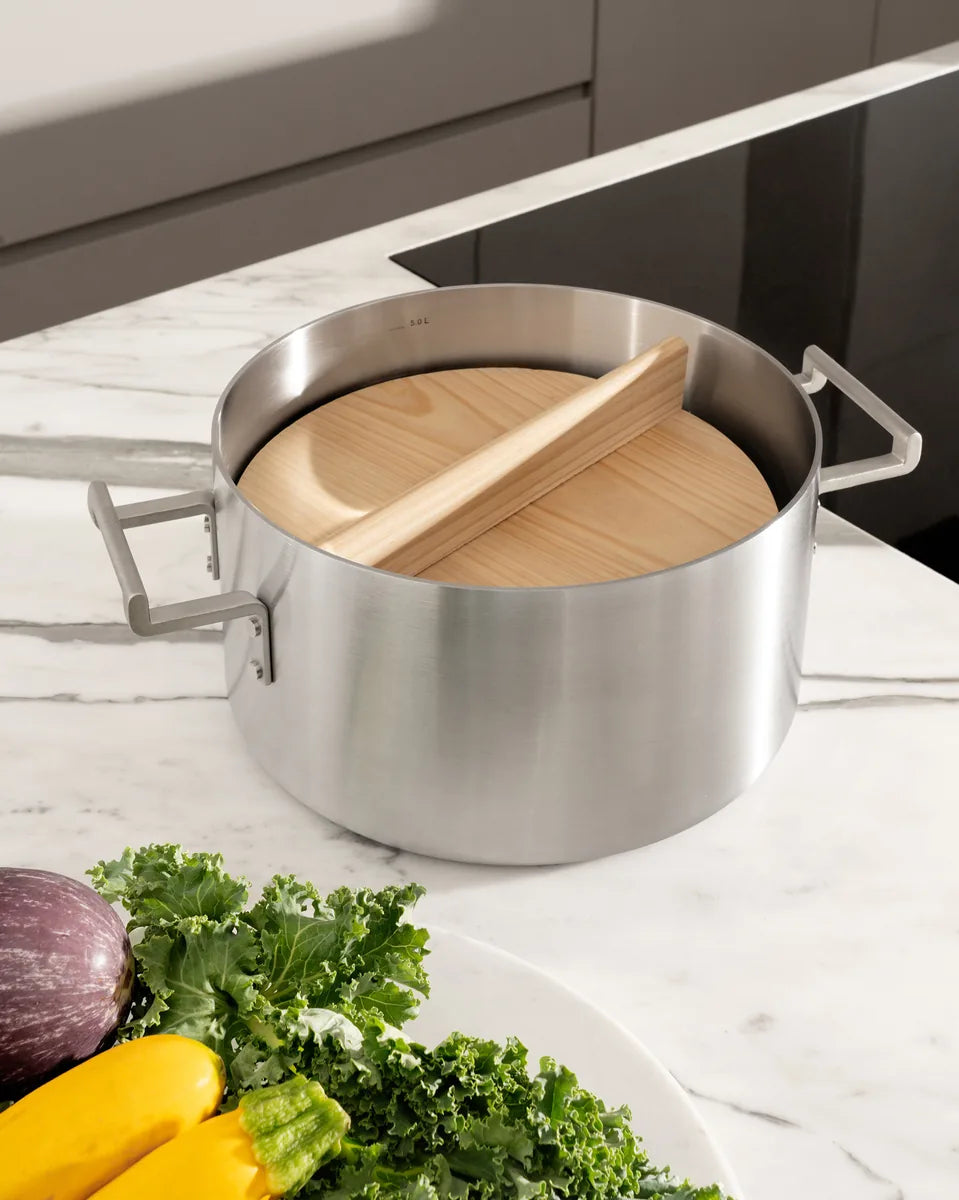 Alessi — Convivio DC100/24 | Pentola in trilamina David Chipperfield