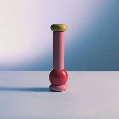 Alessi — MP0210 | Macinasale e Pepe Sottsass in Faggio — vista laterale