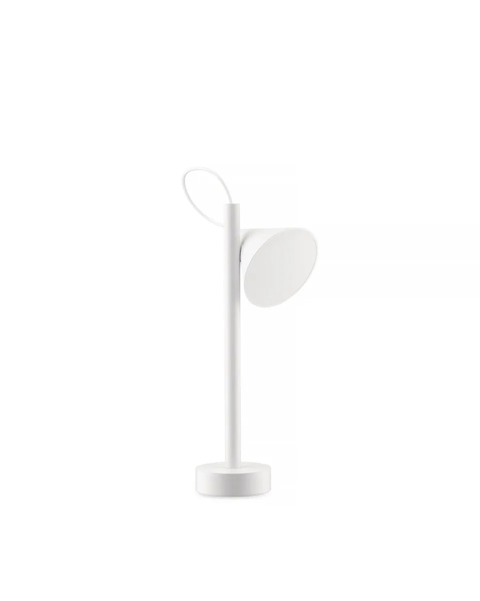 Alessi — Tsumiki ME01 W | Lampada portatile bianca MEDUM