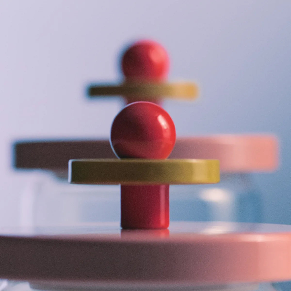 Alessi — ES16/75 ES16/75 1 | Barattolo ermetico Sottsass in vetro e fa