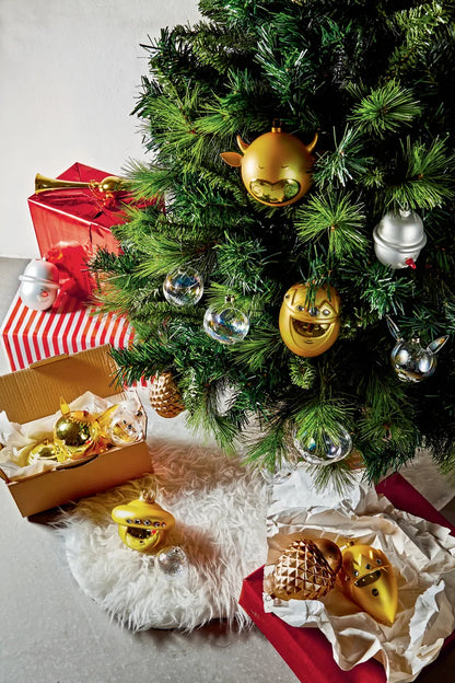 Alessi — AMJ13 4 | Bue, palla di Natale in vetro soffiato — dettaglio