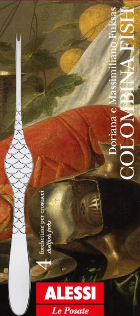 Alessi — Colombina Fish FM23/43S4 | Forchettine da crostacei 18/10, se — ambientazione
