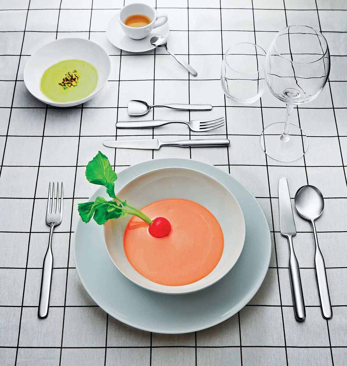Alessi — Collo-alto IS02/5 | Forchetta da frutta Inga Sempé