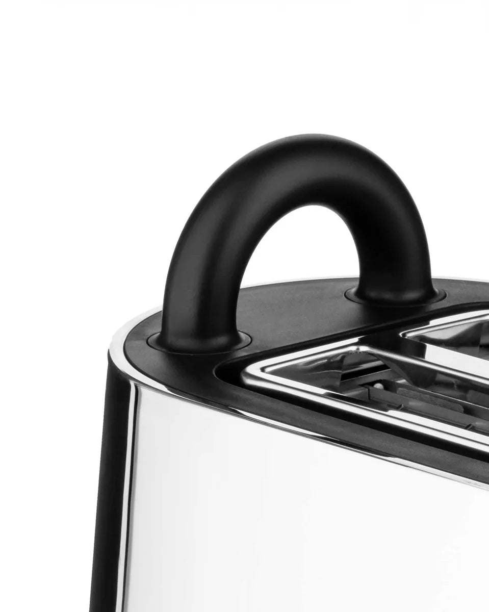 Alessi — Toru NE03 B | Tostapane in acciaio inox nero Nendo