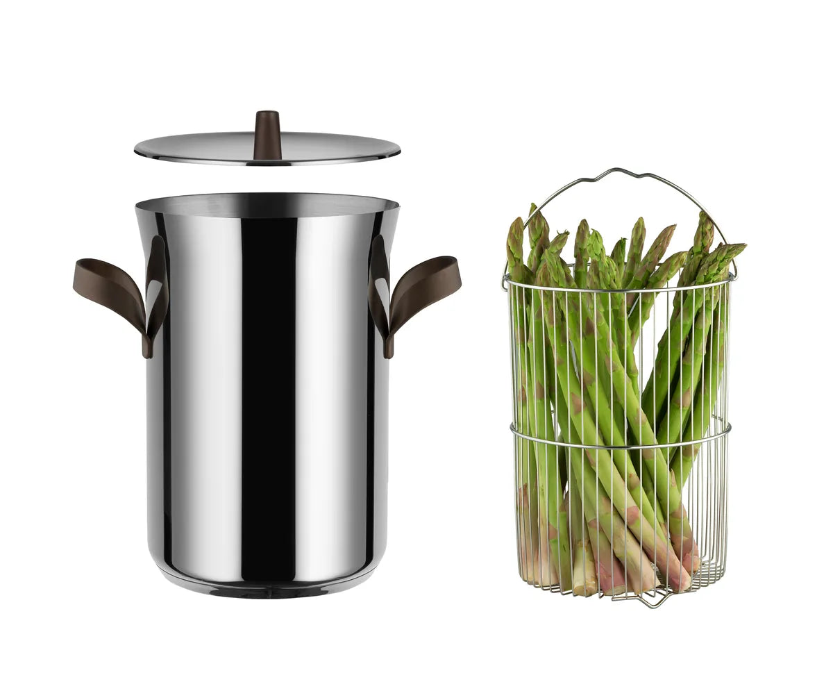 Alessi — Edo PU309 | Pentola per asparagi Urquiola in acciaio