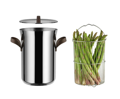 Alessi — Edo PU309 | Pentola per asparagi Urquiola in acciaio