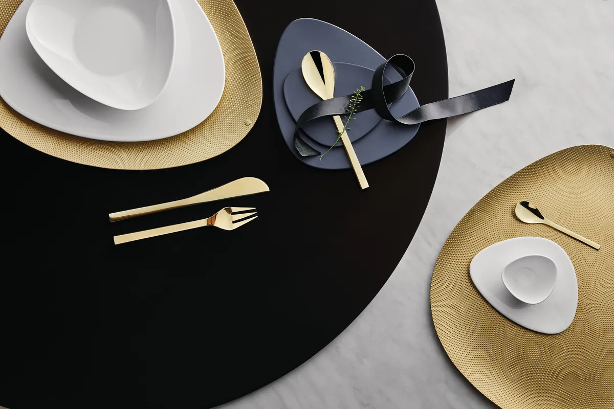 Alessi — Colombina FM15 | Vassoio in acciaio inox lucido — ambientazione