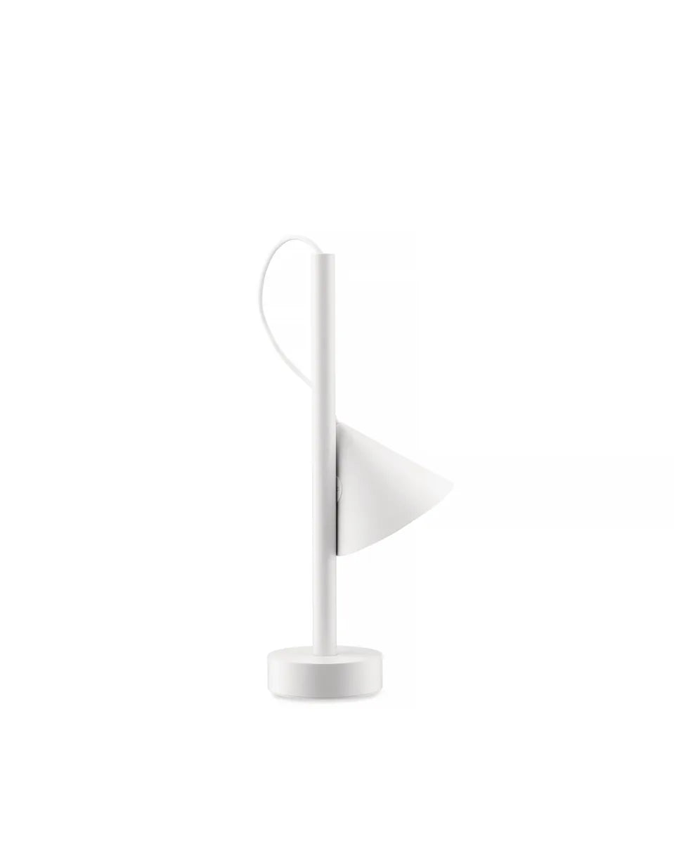 Alessi — Tsumiki ME01 W | Lampada portatile bianca MEDUM