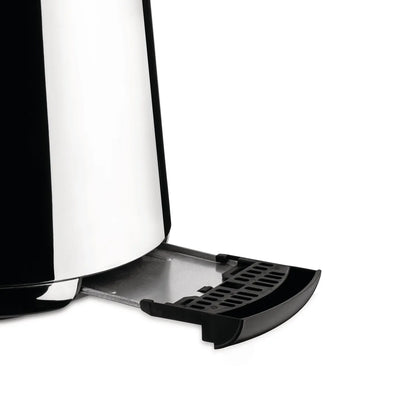 Alessi — Toru NE03 B | Tostapane in acciaio inox nero Nendo