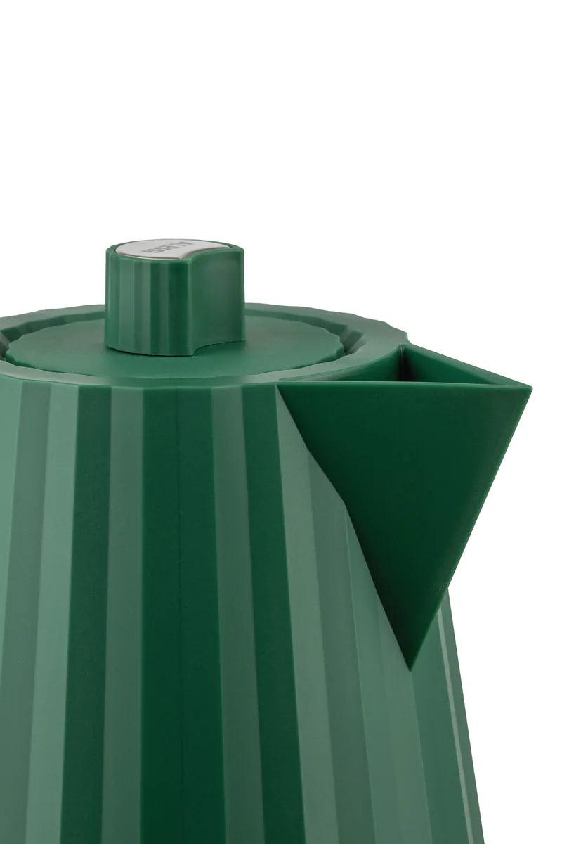 Alessi — Plissé MDL06/1 GR | Bollitore elettrico verde De Lucchi — dettaglio