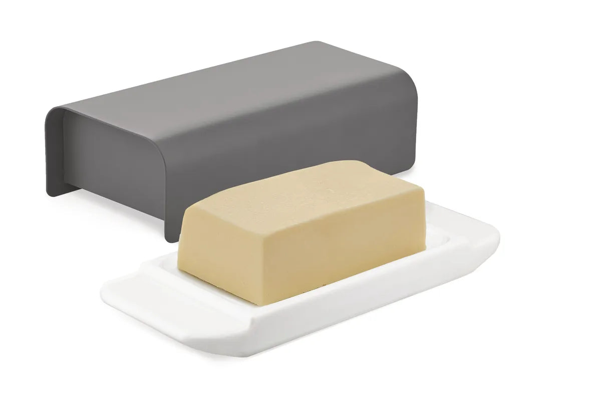 Alessi — Mattina BG04 BG04 DG | Burriera in porcellana grigio scuro