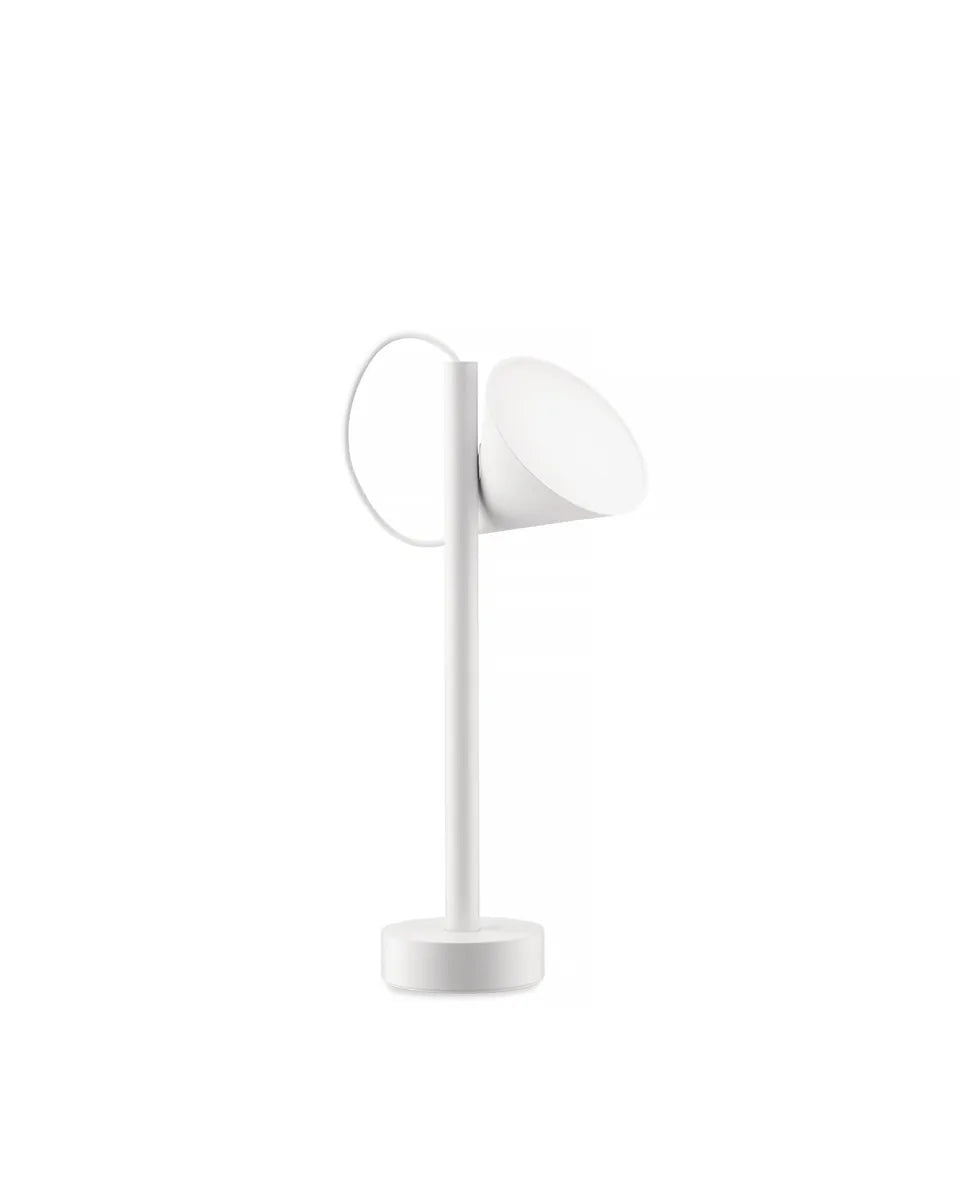 Alessi — Tsumiki ME01 W | Lampada portatile bianca MEDUM
