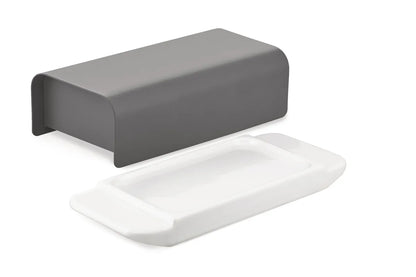 Alessi — Mattina BG04 BG04 DG | Burriera in porcellana grigio scuro