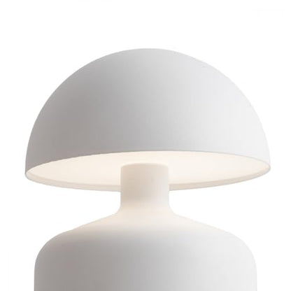 Leitmotiv - Lampada da Tavolo LED Bianco Opaco