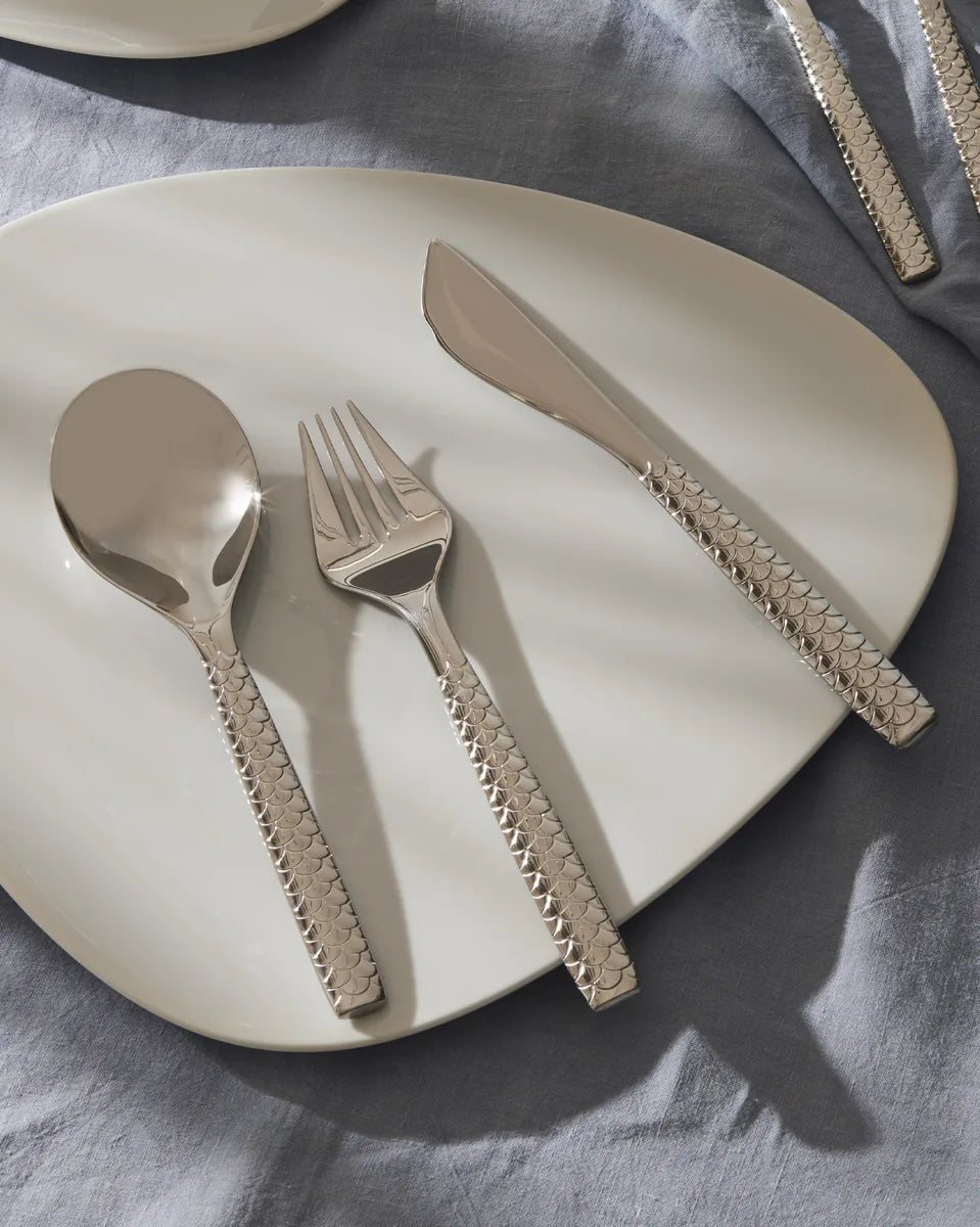Alessi — Colombina Fish FM23/43S4 | Forchettine da crostacei 18/10, se