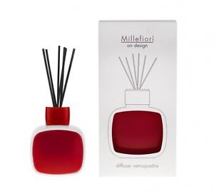 Millefiori - Diffusore Vetroquadro Bianco/Rosso