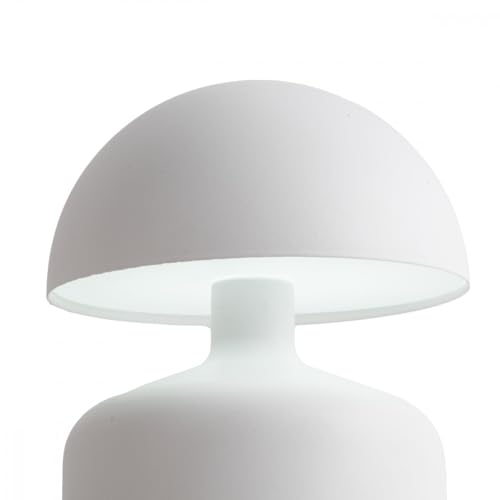 Leitmotiv - Lampada da Tavolo LED Bianco Opaco