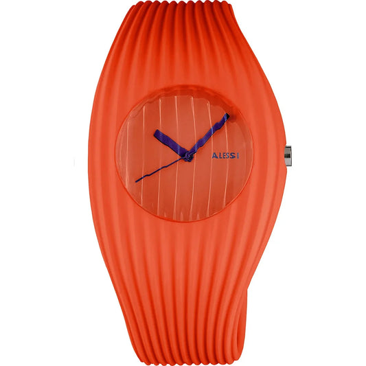 Alessi — Grow Watch AL26003 | Orologio da polso in poliuretano arancio