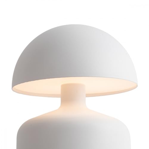 Leitmotiv - Lampada da Tavolo LED Bianco Opaco