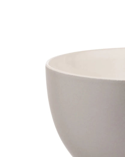 Alessi — Tonale DC03/3 LG | Ciotola grande in stoneware grigio — vista laterale