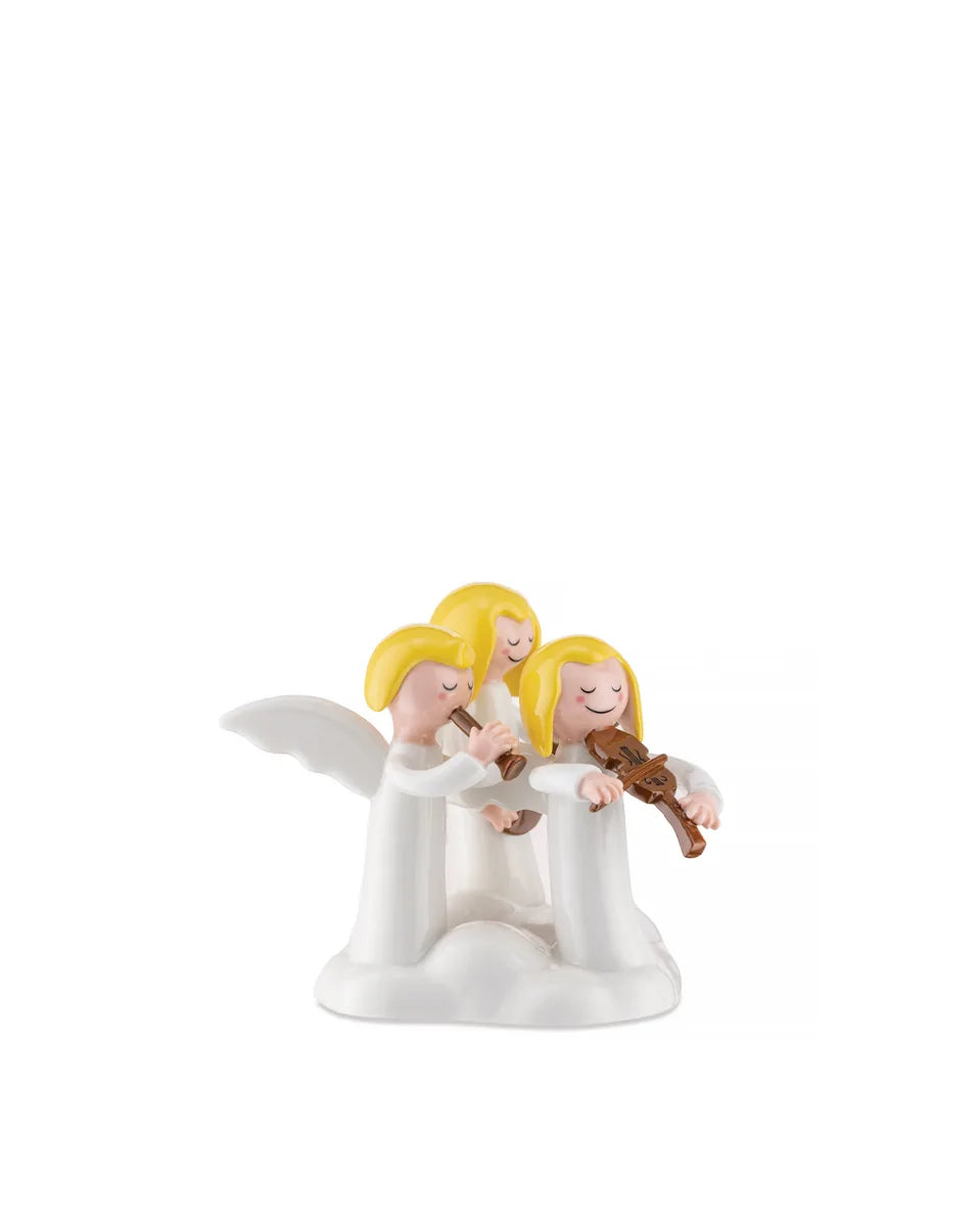 Alessi — Do, Re, Mi AGJ01 15 | Statuina natalizia in porcellana dipint