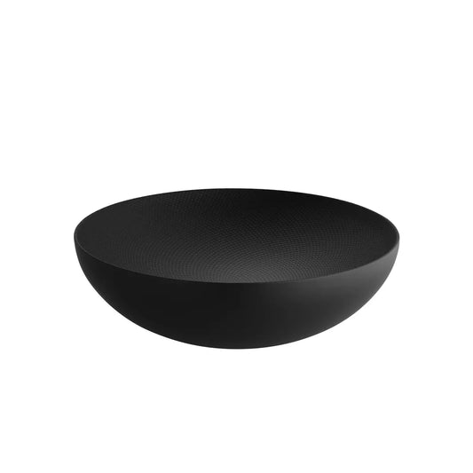 Alessi — Double DUL02/25 DUL02/25BT | Ciotola doppia parete nera con d