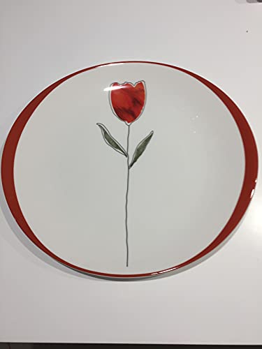 Livellara - "Happy Coral" Serving Plate 30.6x33.6