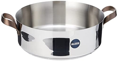 Alessi - Casseruola "Edo" in Acciaio Inox Marrone