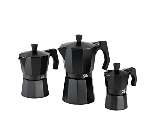 Mopita - Caffettiera in Alluminio Nero