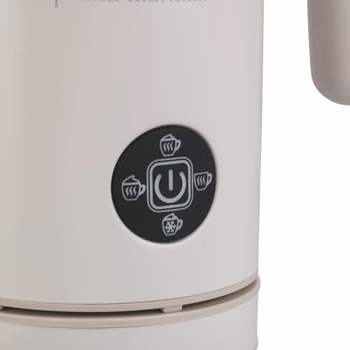 Cappuccinatore in acciaio inox, monta e scalda, 500W, avorio, Victionary