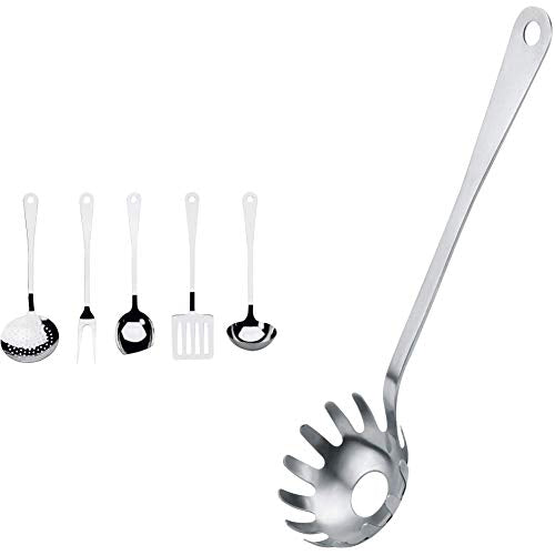 Alessi - Servizio di Posate da Cucina, Cucchiaio, Forchettone, Mestolo, Paletta, Schiumaiola