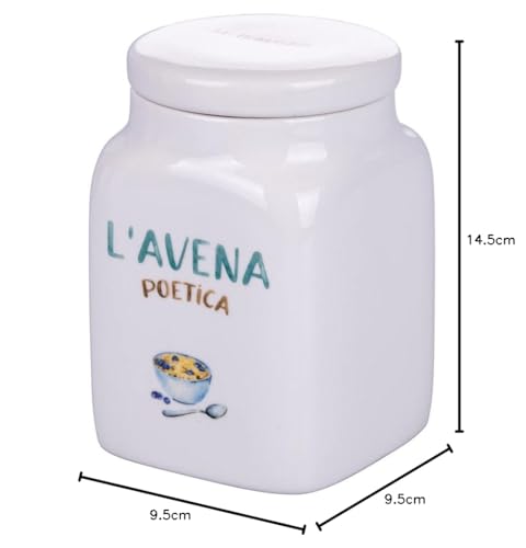 Villa d'Este Home Tivoli - Oatmeal Jar "Le Travisate" 750ml