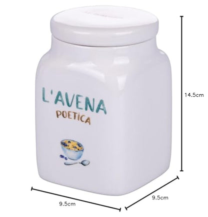 Villa d'Este Home Tivoli - Oatmeal Jar "Le Travisate" 750ml