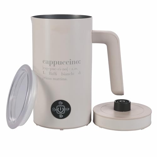 Cappuccinatore in acciaio inox, monta e scalda, 500W, avorio, Victionary